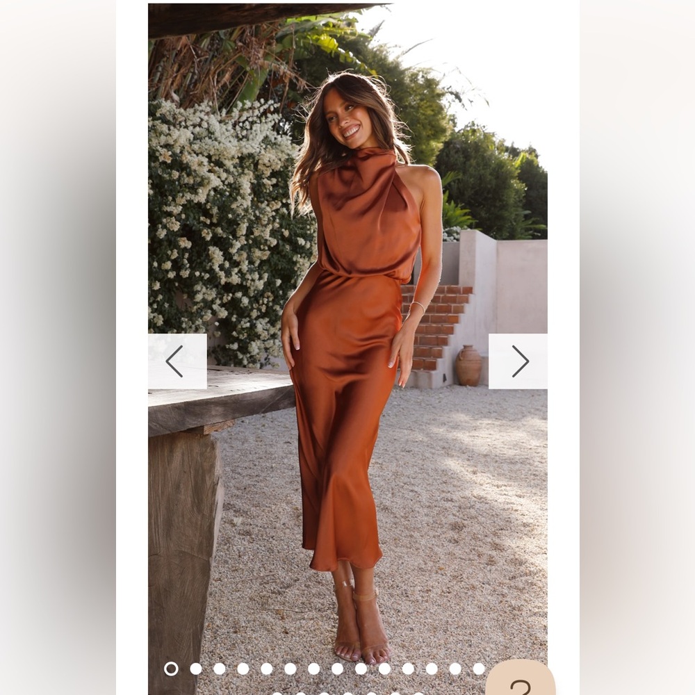 Billy J Esther Maxi Dress - Copper